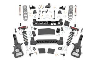 88457 | Rough Country 6 Inch Lift Kit Ram 1500 4WD | With 22 Inch Factory Wheels, Vertex Coilovers With V2 Shocks Rear Shocks