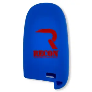 Recon Truck Accessories - 264002DG1BL | Recon Blue Silicone Key Fob Cover (Dodge 2013-2018 RAM ) - Image 2
