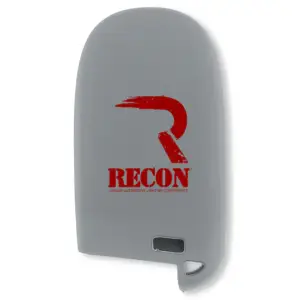 Recon Truck Accessories - 264002DG1GY | Recon Gray Pantone 443 C Silicone Key Fob Cover (Dodge 2013-2018 RAM ) - Image 2
