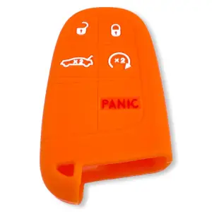 Recon Truck Accessories - 264002DG1OR | Recon Orange Silicone Key Fob Cover (Dodge 2013-2018 RAM ) - Image 2