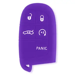 264002DG1PR | Recon Purple Pantone 266 C Silicone Key Fob Cover (Dodge 2013-2018 RAM )