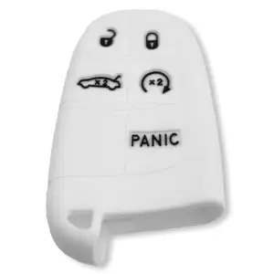 Recon Truck Accessories - 264002DG1WH | Recon White Silicone Key Fob Cover (Dodge 2013-2018 RAM ) - Image 4