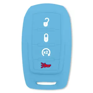 264002DG2BB | Recon Baby Blue Pantone 2095 C Silicone Key Fob Cover (Dodge 2019-2025 RAM )