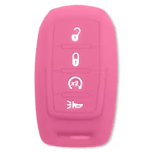 264002DG2PK | Recon Pink Pantone 6051 C Silicone Key Fob Cover (Dodge 2019-2025 RAM )