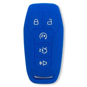 264002FD1BL | Recon Blue Silicone Key Fob Cover (2014-2017 F150, F250, F350)