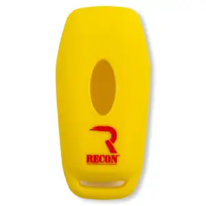 Recon Truck Accessories - 264002FD1YL | Recon Yellow Silicone Key Fob Cover (2014-2017 F150, F250, F350) - Image 2