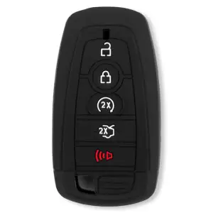 264002FD2BK | Recon Black Silicone Key Fob Cover (2018-2025 F150, F250, F350)