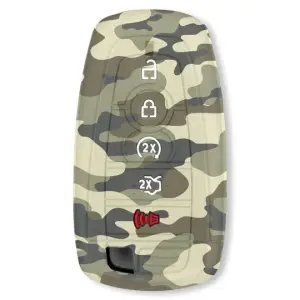 264002FD2GC | Recon Green Camo Silicone Key Fob Cover (2018-2025 F150, F250, F350)