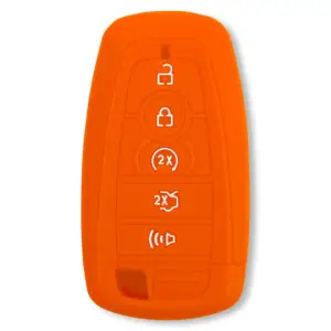 264002FD2OR | Recon Orange Silicone Key Fob Cover (2018-2025 F150, F250, F350)