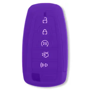 264002FD2PR | Recon Purple Pantone 266 C Silicone Key Fob Cover (2018-2025 F150, F250, F350)