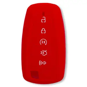 264002FD2RD | Recon Red Silicone Key Fob Cover (2018-2025 F150, F250, F350)