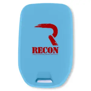 Recon Truck Accessories - 264002GM1BB | Recon Baby Blue Pantone 2095 C Silicone Key Fob Cover (2019-2021 Silverado, Sierra 1500, 2500 HD, 3500 HD) - Image 2
