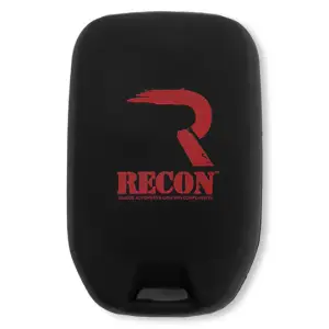 Recon Truck Accessories - 264002GM1BK | Recon Black Silicone Key Fob Cover (2019-2021 Silverado, Sierra 1500, 2500 HD, 3500 HD) - Image 2