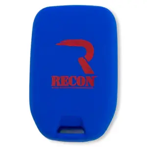 Recon Truck Accessories - 264002GM1BL | Recon Blue Silicone Key Fob Cover (2019-2021 Silverado, Sierra 1500, 2500 HD, 3500 HD) - Image 2