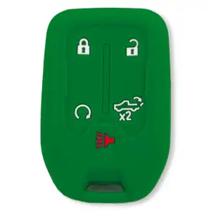 264002GM1GR | Recon Green Pantone 356 C Silicone Key Fob Cover (2019-2021 Silverado, Sierra 1500, 2500 HD, 3500 HD)