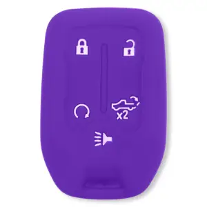 264002GM1PR | Recon Purple Pantone 266 C Silicone Key Fob Cover (2019-2021 Silverado, Sierra 1500, 2500 HD, 3500 HD)