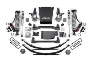 BDS177PSS | BDS Suspension 6 Inch Lift Kit For Chevrolet Silverado 1500 / GMC Sierra 1500 4WD | Fox 2.5 Performance Elite Coil-Over, Rear Lift Leaf Springs, Rear Fox 2.0 Performance Series Shocks