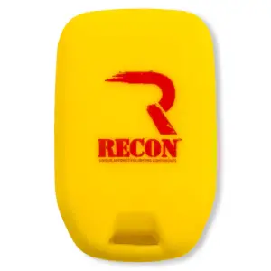 Recon Truck Accessories - 264002GM1YL | Recon Yellow Silicone Key Fob Cover (2019-2021 Silverado, Sierra 1500, 2500 HD, 3500 HD) - Image 2