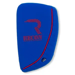 Recon Truck Accessories - 264002GM2BL | Recon Blue Silicone Key Fob Cover (2022-2025 Silverado, Sierra 1500, 2500 HD, 3500 HD) - Image 2