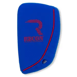 Recon Truck Accessories - 264002GM3BL | Recon Blue Silicone Key Fob Cover (2021-2025 Suburban, Tahoe, Yukon) - Image 2