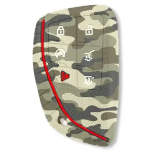 264002GM3GC | Recon Green Camo Silicone Key Fob Cover (2021-2025 Suburban, Tahoe, Yukon)