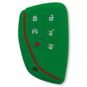 264002GM3GR | Recon Green Pantone 356 C Silicone Key Fob Cover (2021-2025 Suburban, Tahoe, Yukon)