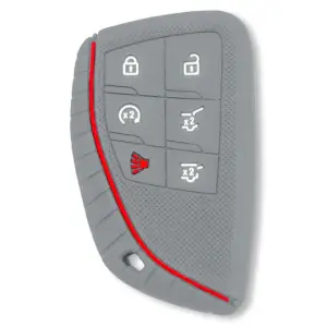 264002GM3GY | Recon Gray Pantone 443 C Silicone Key Fob Cover (2021-2025 Suburban, Tahoe, Yukon)