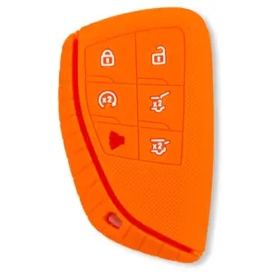 264002GM3OR | Recon Orange Silicone Key Fob Cover (2021-2025 Suburban, Tahoe, Yukon)