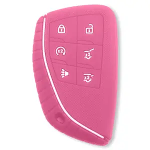 264002GM3PK | Recon Pink Pantone 6051 C Silicone Key Fob Cover (2021-2025 Suburban, Tahoe, Yukon)