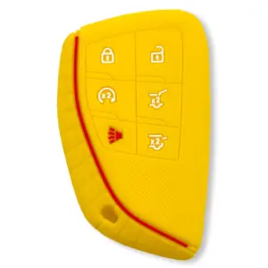 264002GM3YL | Recon Yellow Silicone Key Fob Cover (2021-2025 Suburban, Tahoe, Yukon)