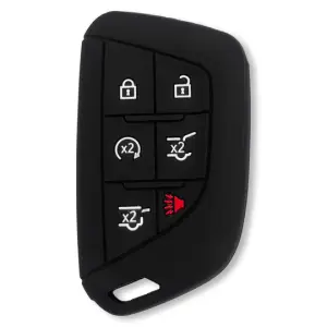Recon Truck Accessories - 264002GM4BK | Recon Black Silicone Key Fob Cover (2021-2025 Escalade) - Image 2