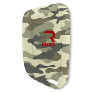 Recon Truck Accessories - 264002GM4GC | Recon Green Camo Silicone Key Fob Cover (2021-2025 Escalade) - Image 2