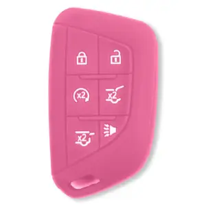 264002GM4PK | Recon Pink Pantone 6051 C Silicone Key Fob Cover (2021-2025 Escalade)