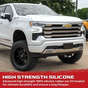 Recon Truck Accessories - 264004CHLDBK | Recon Black Tow Hook Covers 2-Piece Set of Silicone Covers (2020-2025 Silverado 1500) - Image 5
