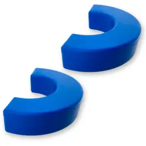 264004CHLDBL | Recon Blue Tow Hook Covers 2-Piece Set of Silicone Covers (2020-2025 Silverado 1500)