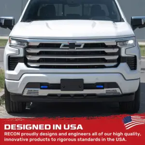 Recon Truck Accessories - 264004CHLDBL | Recon Blue Tow Hook Covers 2-Piece Set of Silicone Covers (2020-2025 Silverado 1500) - Image 9