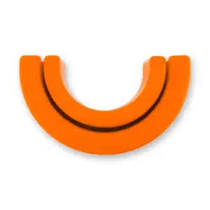 Recon Truck Accessories - 264004CHLDOR | Recon Orange Tow Hook Covers 2-Piece Set of Silicone Covers (2020-2025 Silverado 1500) - Image 4