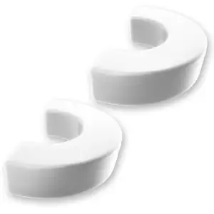 264004CHLDWH | Recon White Tow Hook Covers 2-Piece Set of Silicone Covers (2020-2025 Silverado 1500)