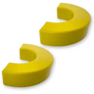 264004CHLDYL | Recon Yellow Tow Hook Covers 2-Piece Set of Silicone Covers (2020-2025 Silverado 1500)
