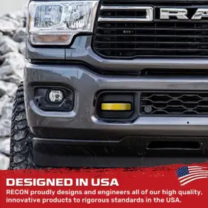 Recon Truck Accessories - 264004DGYL | Recon Yellow Tow Hook Covers 2-Piece Set of Silicone Covers (2021-2024 Ram 1500) - Image 9