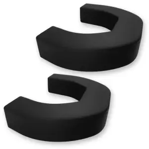 264004DGHDBK | Recon Black Tow Hook Covers 2-Piece Set of Silicone Covers (2021-2024 Ram 2500, 3500)