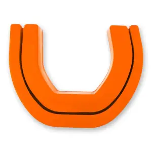 Recon Truck Accessories - 264004DGHDOR | Recon Orange Tow Hook Covers 2-Piece Set of Silicone Covers (2021-2024 Ram 2500, 3500) - Image 4