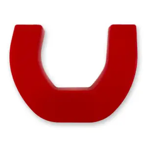 Recon Truck Accessories - 264004DGHDRD | Recon Red Tow Hook Covers 2-Piece Set of Silicone Covers (2021-2024 Ram 2500, 3500) - Image 2
