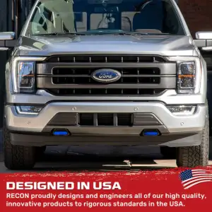 Recon Truck Accessories - 264004F150BL | Recon Blue Tow Hook Covers 2-Piece Set of Silicone Covers (2015-2023 F150 & Raptor) - Image 7