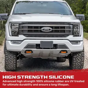 Recon Truck Accessories - 264004F150OR | Recon Orange Tow Hook Covers 2-Piece Set of Silicone Covers (2015-2023 F150 & Raptor) - Image 7
