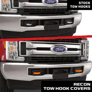 Recon Truck Accessories - 264004F150OR | Recon Orange Tow Hook Covers 2-Piece Set of Silicone Covers (2015-2023 F150 & Raptor) - Image 6