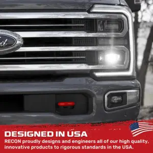 Recon Truck Accessories - 264004FSDRD | Recon Red Tow Hook Covers 2-Piece Set of Silicone Covers (2017-2023 F250, F350 Super Duty) - Image 10