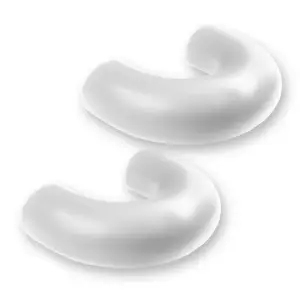 264004FSDWH | Recon White Tow Hook Covers 2-Piece Set of Silicone Covers (2017-2023 F250, F350 Super Duty)