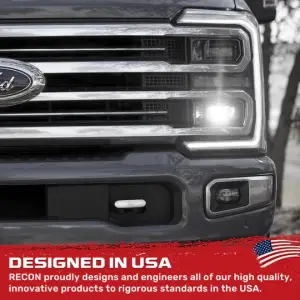 Recon Truck Accessories - 264004FSDWH | Recon White Tow Hook Covers 2-Piece Set of Silicone Covers (2017-2023 F250, F350 Super Duty) - Image 10