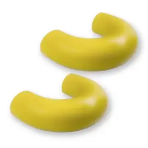 264004FSDYL | Recon Yellow Tow Hook Covers 2-Piece Set of Silicone Covers (2017-2023 F250, F350 Super Duty)